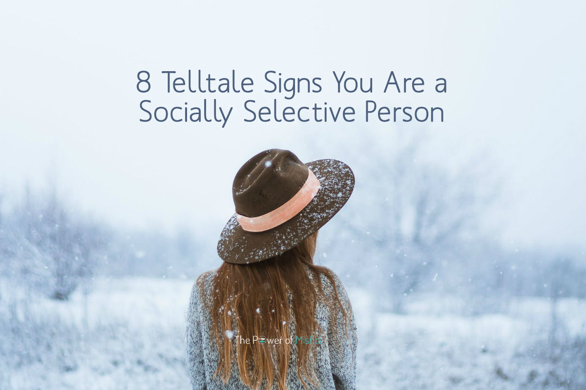 socially selective person signs