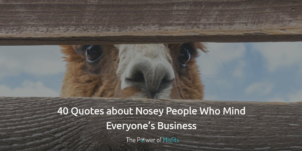 nosey people quotes