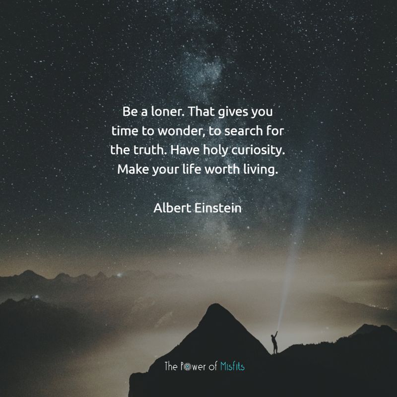 be a loner quotes